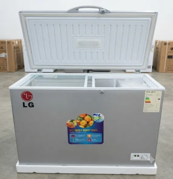 Congelador Horizontal LG con Tapa Abatible, Puertas Interiores