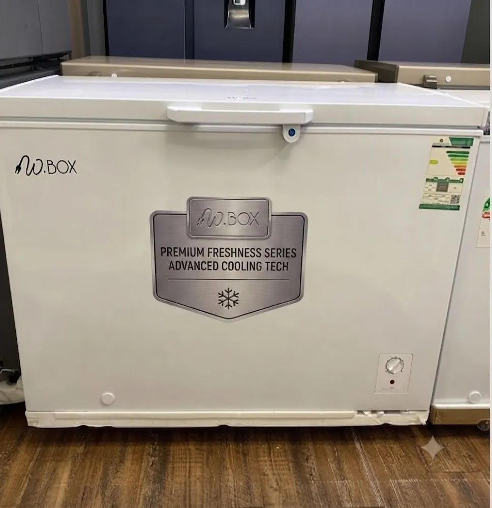 Congelador Horizontal W.BOX Blanco con Sistema de Enfriamiento Rápido y Control Frontal