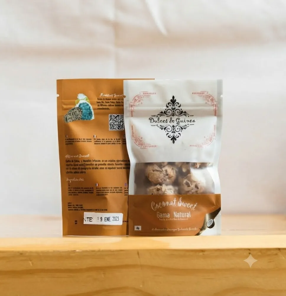 Coconut Sweet Tradicional "Gama Natural" Dulces de Guinea -