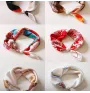Pañuelos de seda para cuello con perla (6 diseños A)