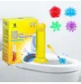 Gel aromático limpiador de inodoro con flores