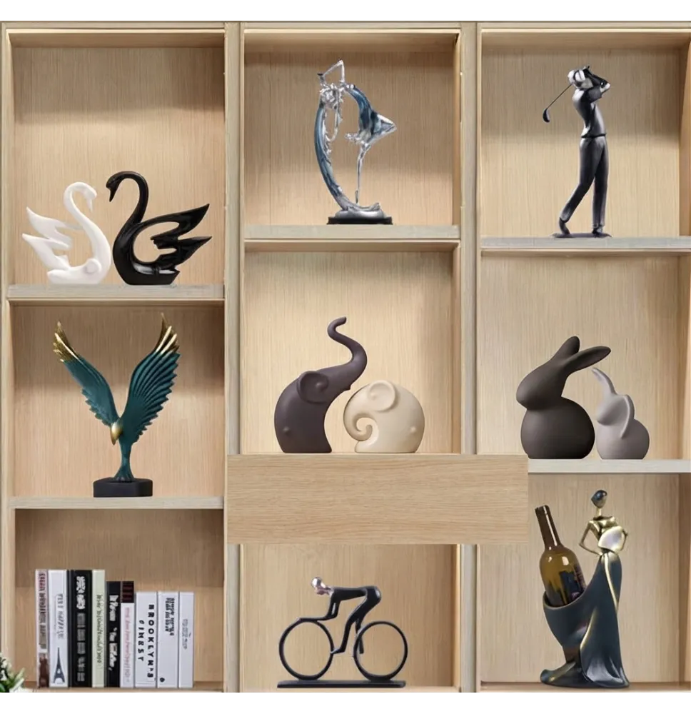 Figuras decorativas para estantería