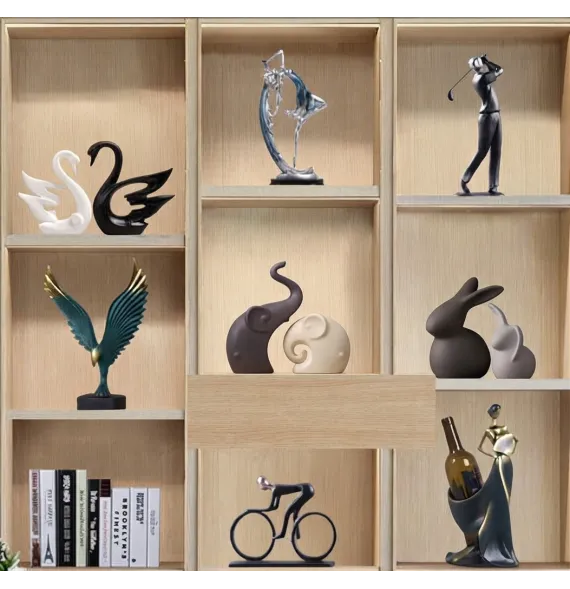 Figuras decorativas para estantería