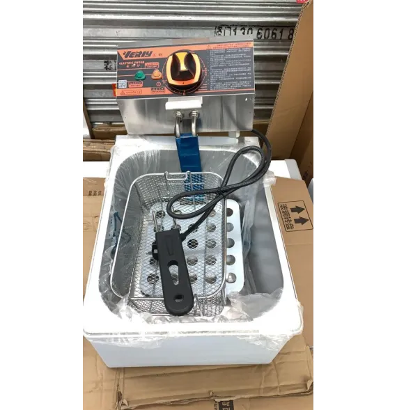 Freidora De Aceite Eléctrica 3.5L 2,500W Para papas Tipo Industrial Deep Fryer