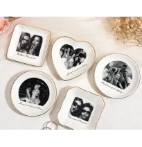 Plato de cerámica personalizado con foto
