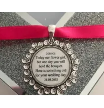 Broche personalizado para ramo de novia