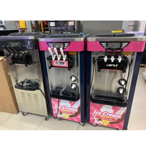 Ice Cream Maker Máquina De Helado Soft Serve Semiautomática
