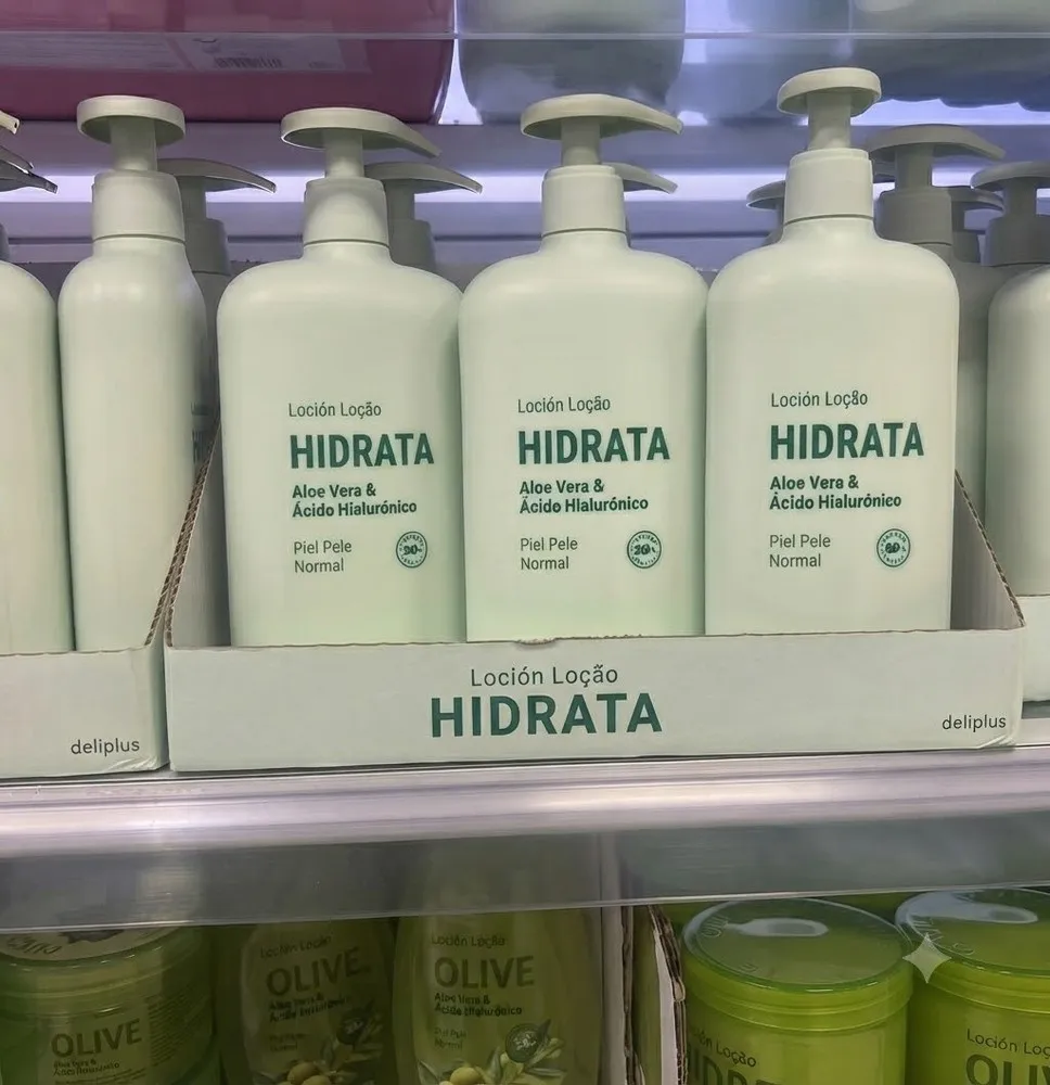 Loción Hidratante Corporal Deliplus con Aloe Vera y Ácido