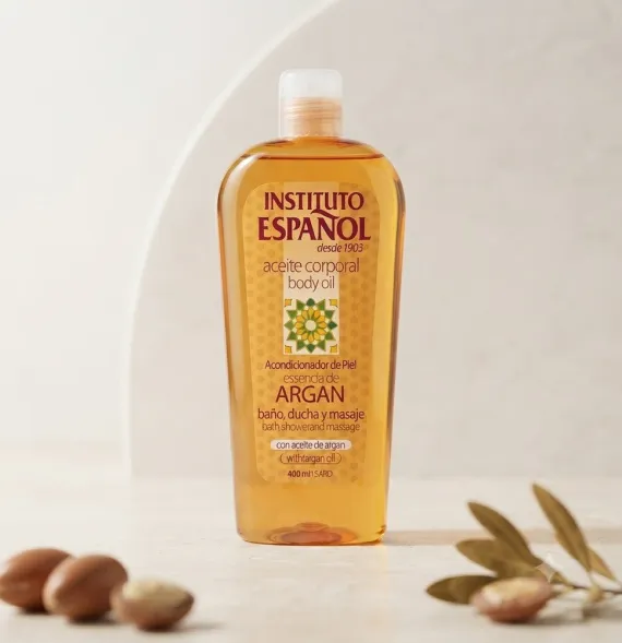 Aceite Corporal de Argán Instituto Español – Hidratación y
