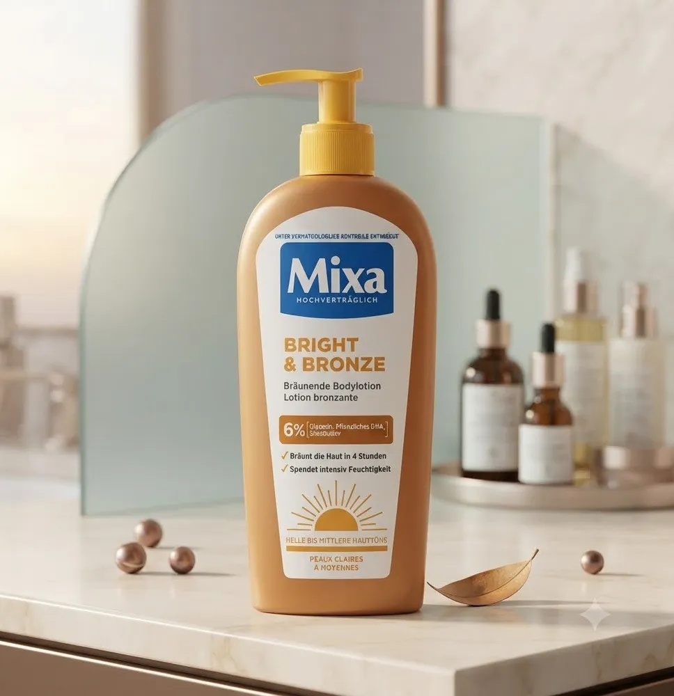 Mixa Bright & Bronze Body Lotion – Loción Bronceadora Corporal
