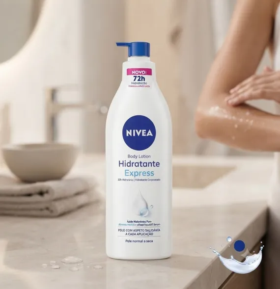 Nivea Body Lotion Hidratante Express – Loción Corporal para