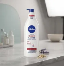 Nivea Body Milk Repara & Cuida – Loción Corporal para Piel Seca