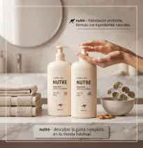 Deliplus Nutre Loción Corporal Almendras & Cica – Loción Hidratante para Piel Seca con 48H de Hidratación – Botella con Dosifica
