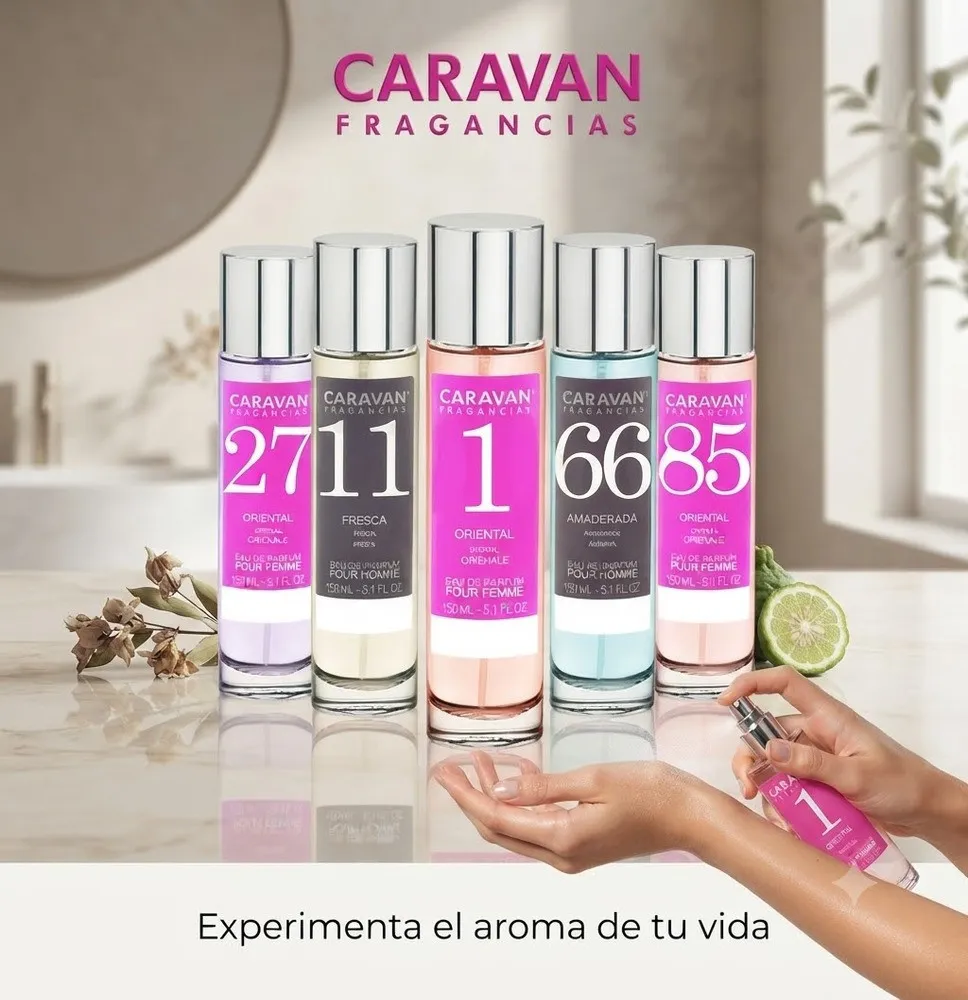 Caravan Fragancias Nº 1 Eau de Parfum Pour Femme – Perfume Oriental Femenino con Notas Elegantes – Botella de 150 ml (5.1 Fl. Oz