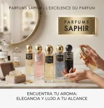 Parfums Saphir Saphir For Her Eau de Parfum Pour Femme – Perfume Femenino Elegante – Botella con Atomizador
